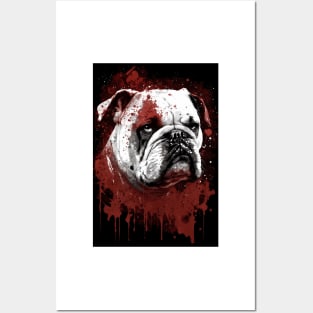 Bulldog Portrait Posters and Art